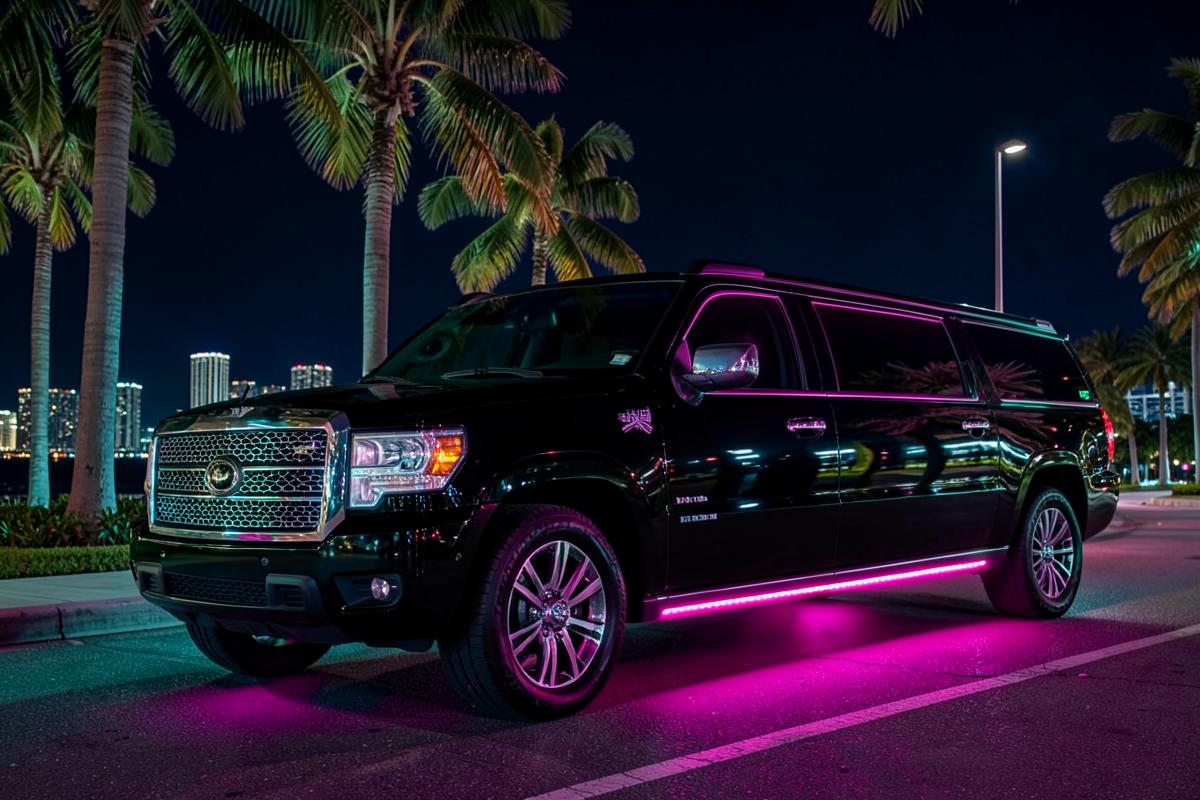 Hummer Stretch Limo — chauffeur-driven stretch limo available in Miami
